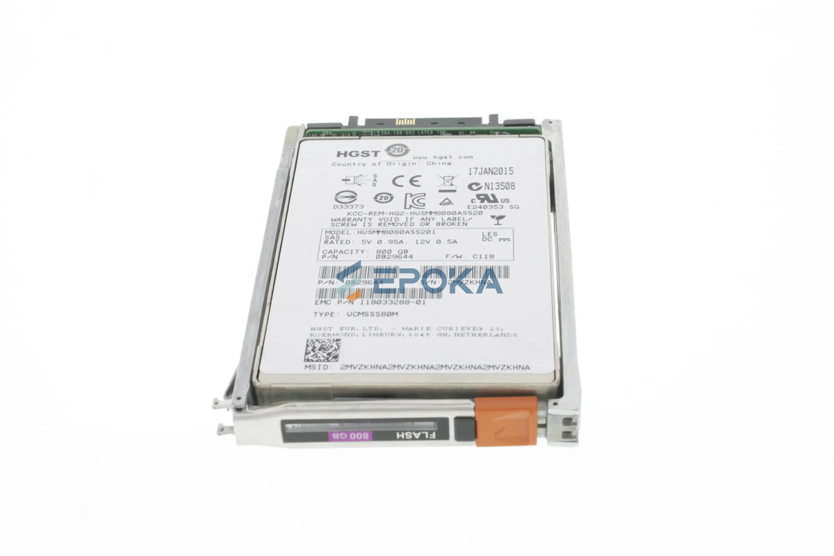 EMC 005050674 Disk 800GB 6G SED SSD