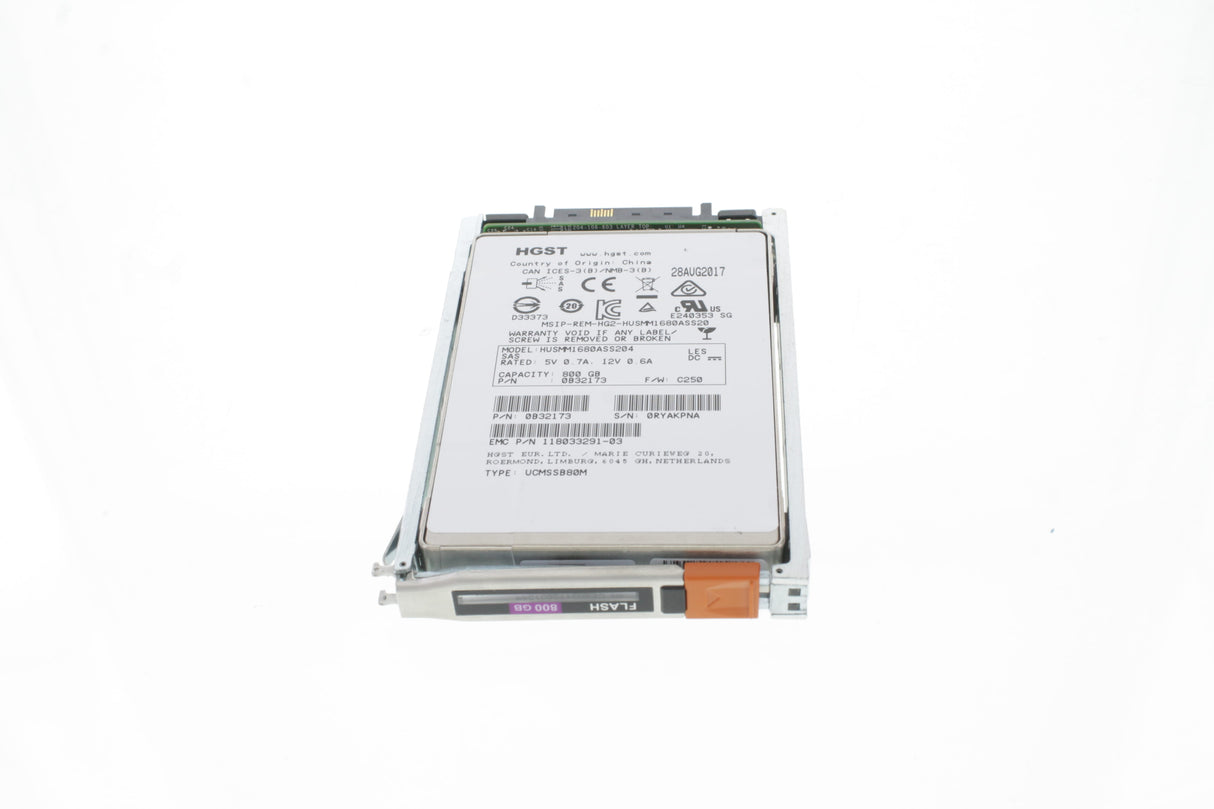 EMC 005051130 Disk 800GB 2.5" 6Gb/ SAS Flash