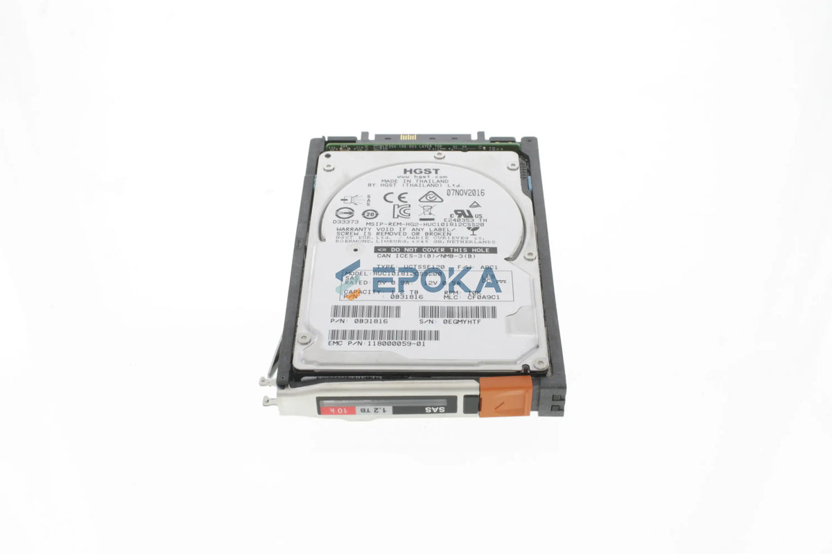 EMC 005051469 Disk 1.2TB 10K 2.5" 6Gb/se SAS