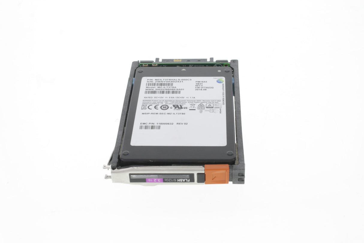 EMC 005052580 Disk 3.2TB 2.5" 6/12G SAS
