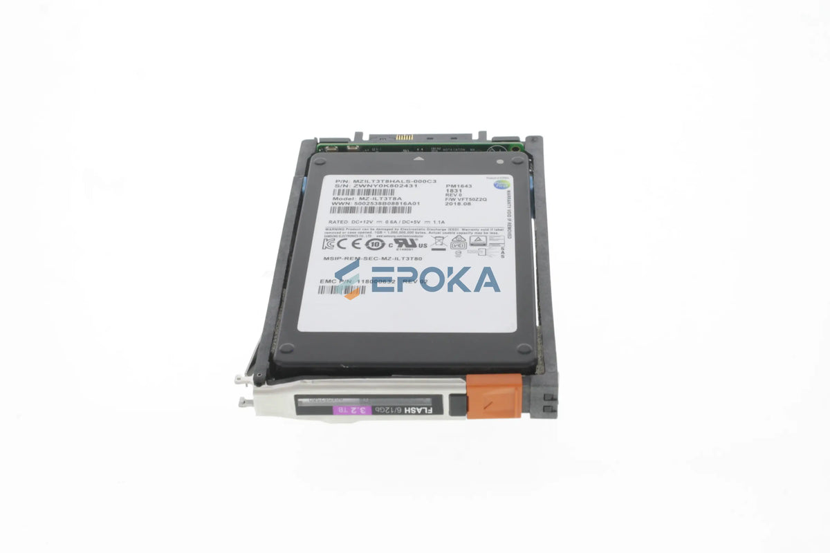 EMC 005052580 Disk 3.2TB 2.5" 6/12G SAS