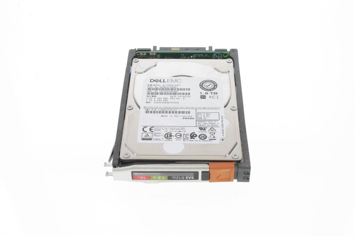 Disk 1.8TB 10K 2.5" 12G SAS