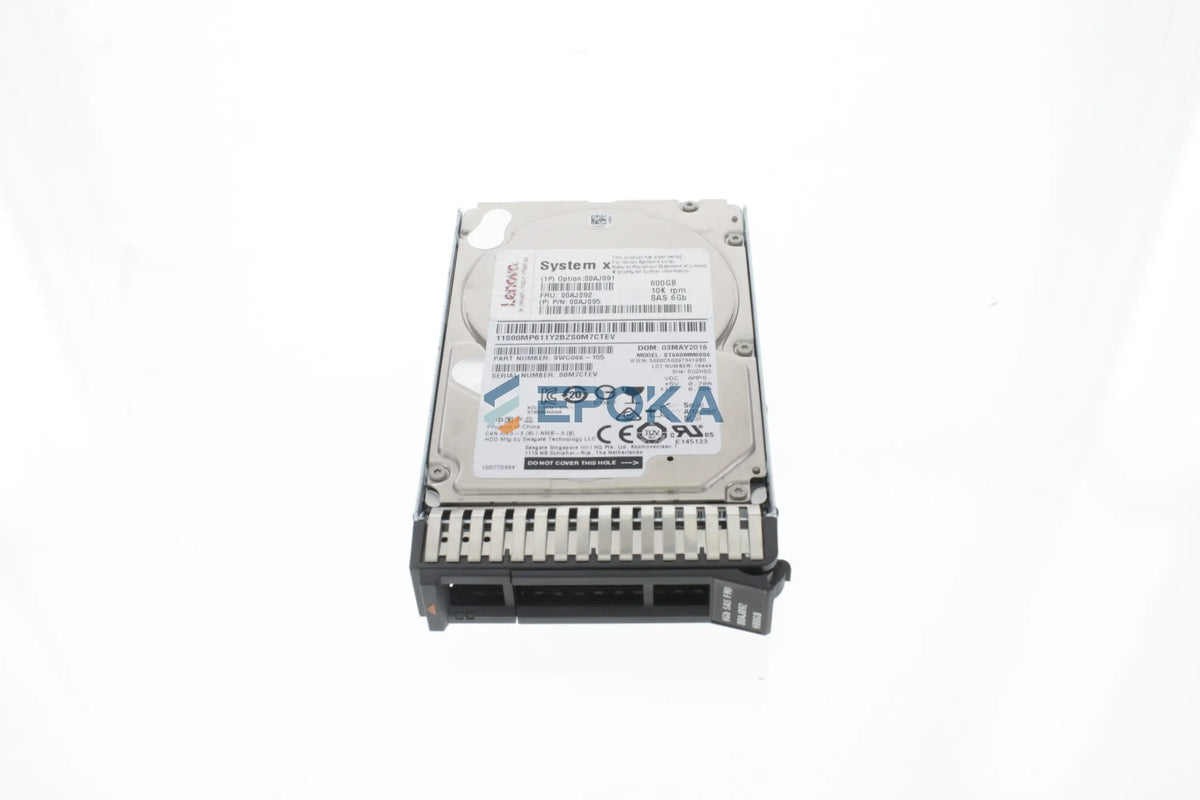 IBM 00AJ092 600GB 10K 6GBps SAS 2.5 G3HS