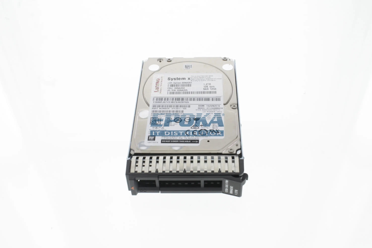 Lenovo 00NA261 1.2TB 10K 12Gbps SAS 2.5in G3H