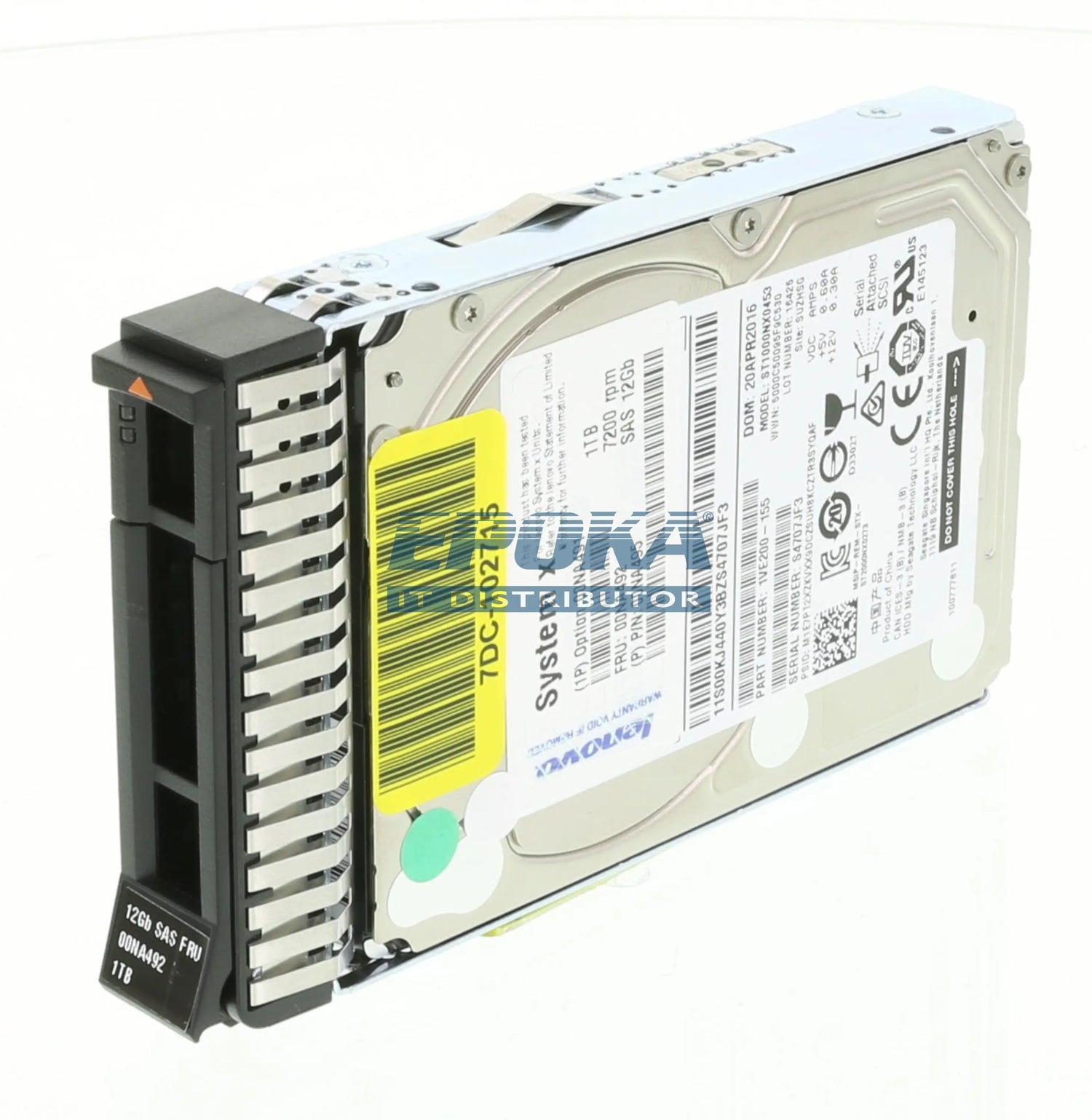 Lenovo 00NA491 1TB 7.2K 12Gbps NL SAS 2.5''