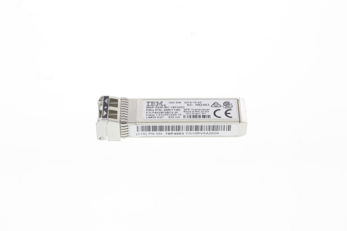 IBM 00RY190 16 Gbps SW SFP