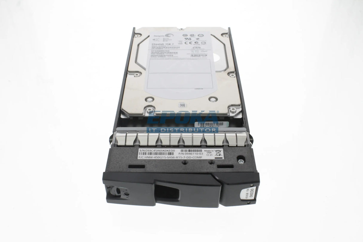 Dell 0946110-03 Compellent 450GB SAS 15K 6GBPS 3.5" Drive w/Tray