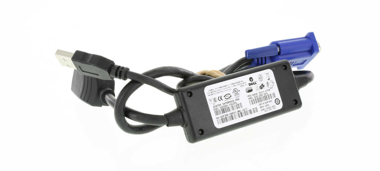 Dell 0UF366 USB KVM Switch