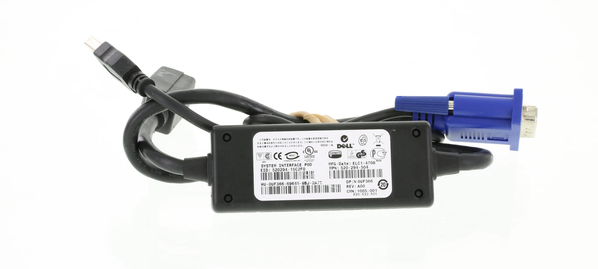 Dell 0UF366 USB KVM Switch