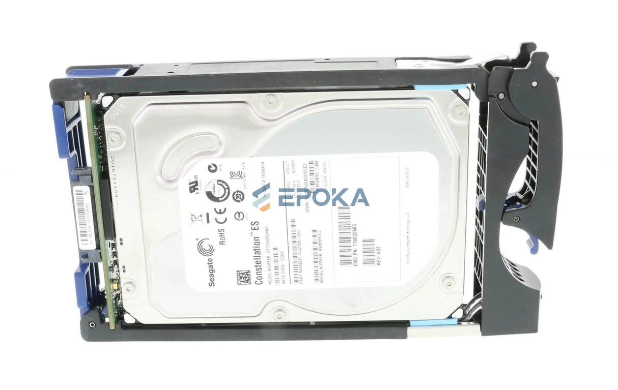 EMC 101-000-314 Disk 1TB 7.2K 3.5" SATA 512BPS