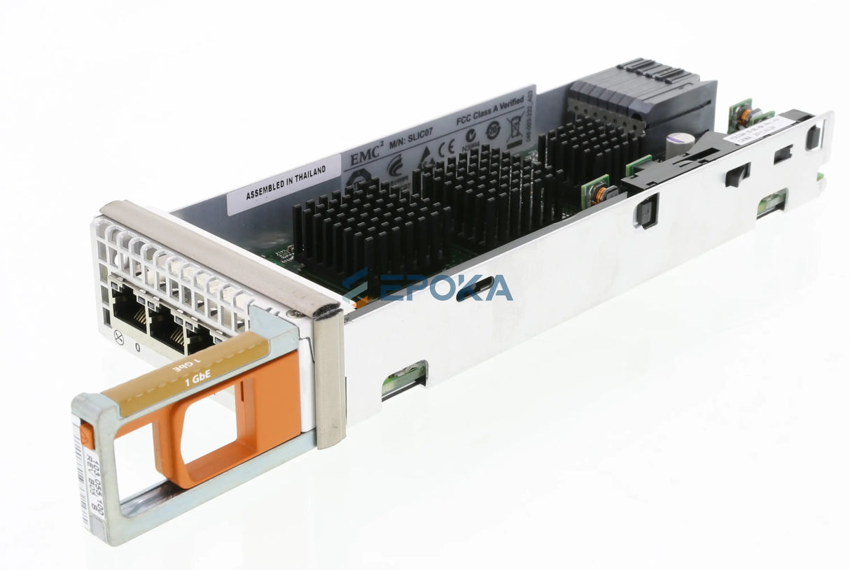EMC 103-055-100B 10/100/1000 4-Port copper I/O SLIC