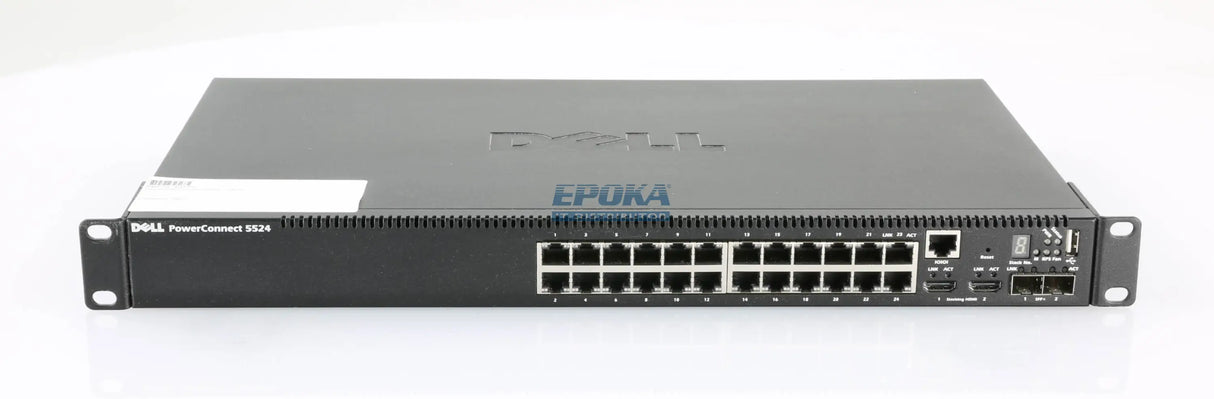Dell 2GPFC Dell PowerConnect 5524 - 24 Port Gigabit 2 x 10GbE SFP+ Ethernet