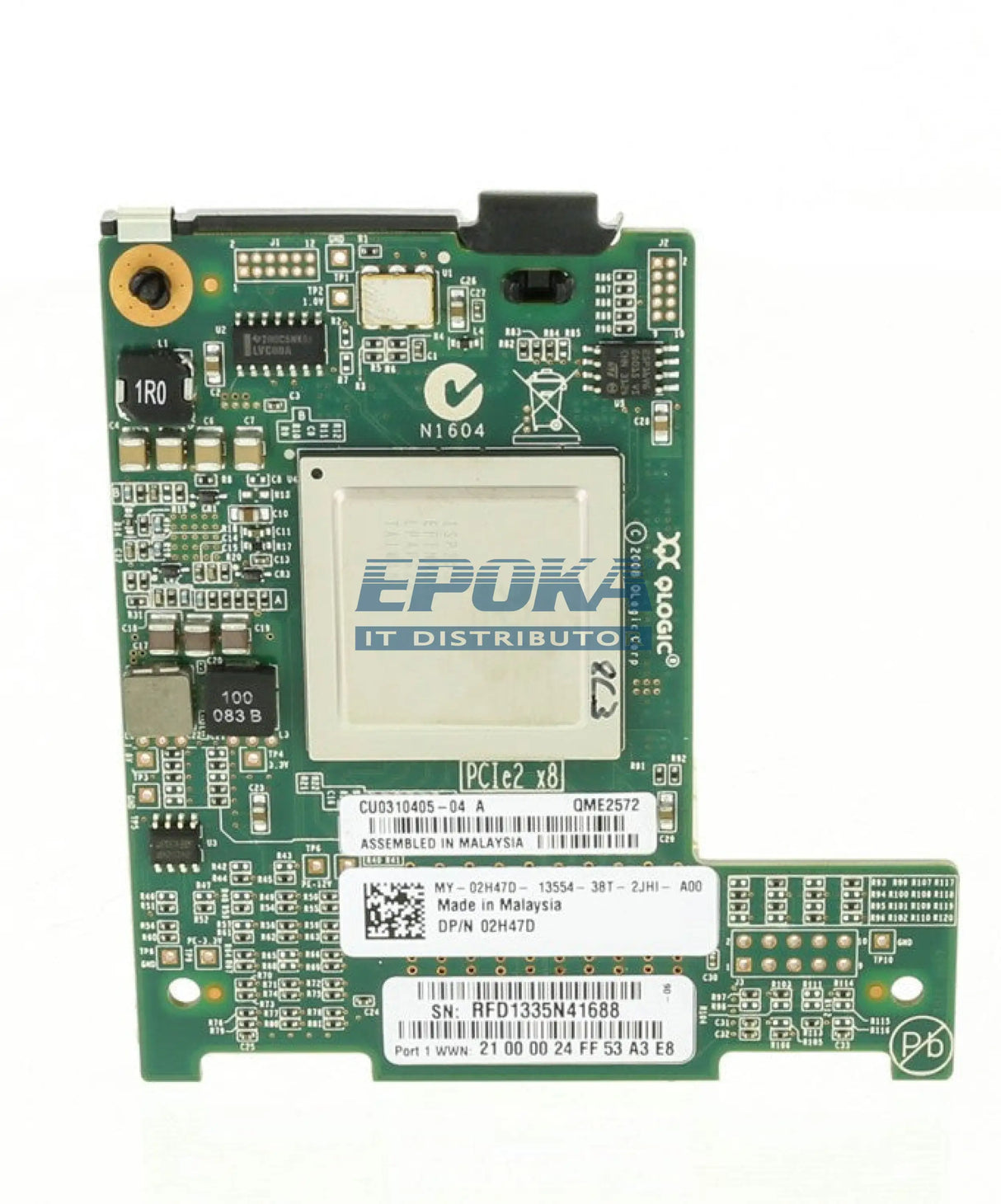 Qlogic 2H47D Qlogic QME2572 8Gb Fibre Mezzanine Card