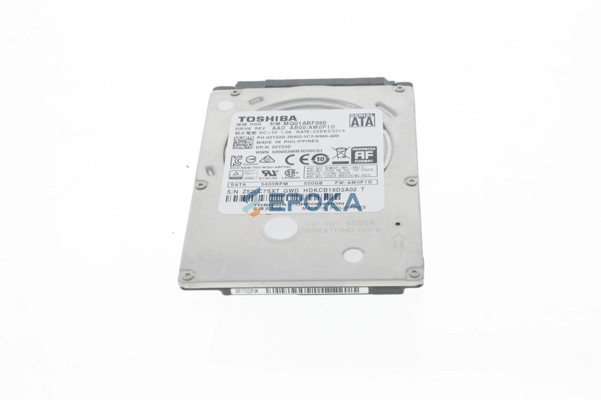 Dell 2Y22D 500GB 5.4K 6G SATA 2.5" DELL