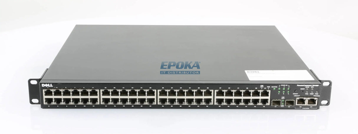 Dell 3448P 8 x 10/100 + 2 x shared SFP + 2 x 10/100/1000