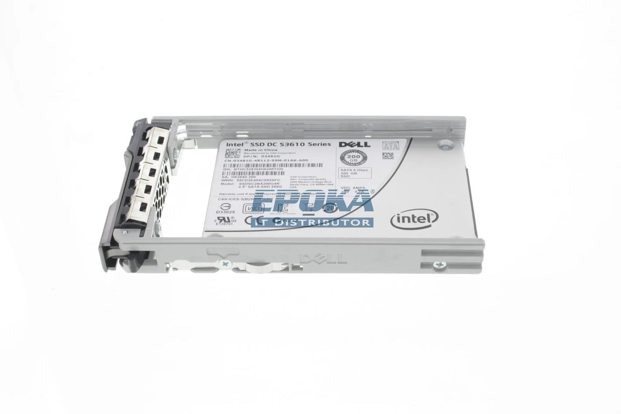 Dell 3481G 200GB SSD 6G SATA 2.5" MU MLC