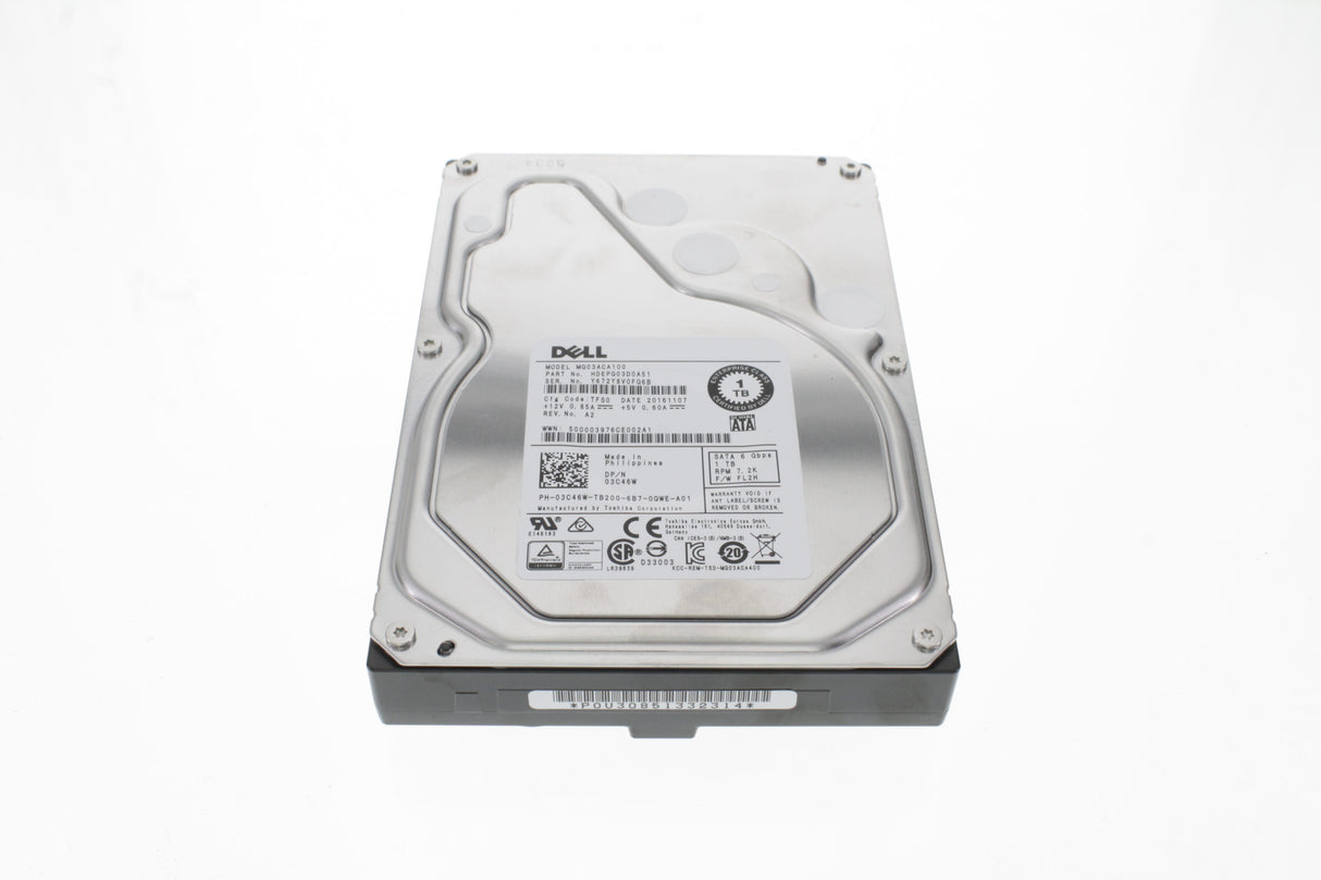 Dell 3C46W 1TB 7.2K 6G SATA 3.5"