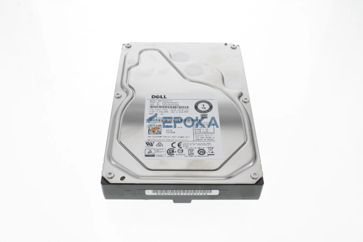 Dell 3C46W 1TB 7.2K 6G SATA 3.5"