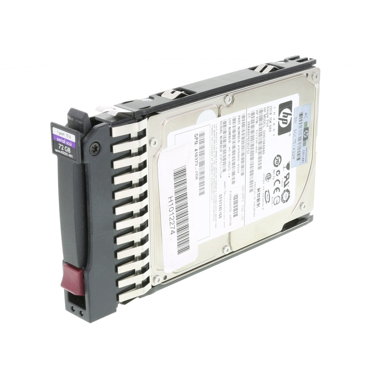 HP 431935-B21 CPQ 72GB 3G SAS 15K SFF SP HDD