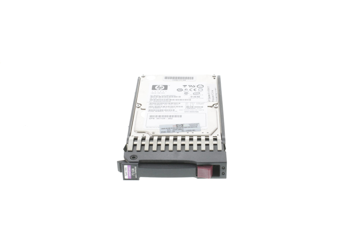 HP 434916-001 CPQ 72GB HD SAS 10K HPLUG 2.5L