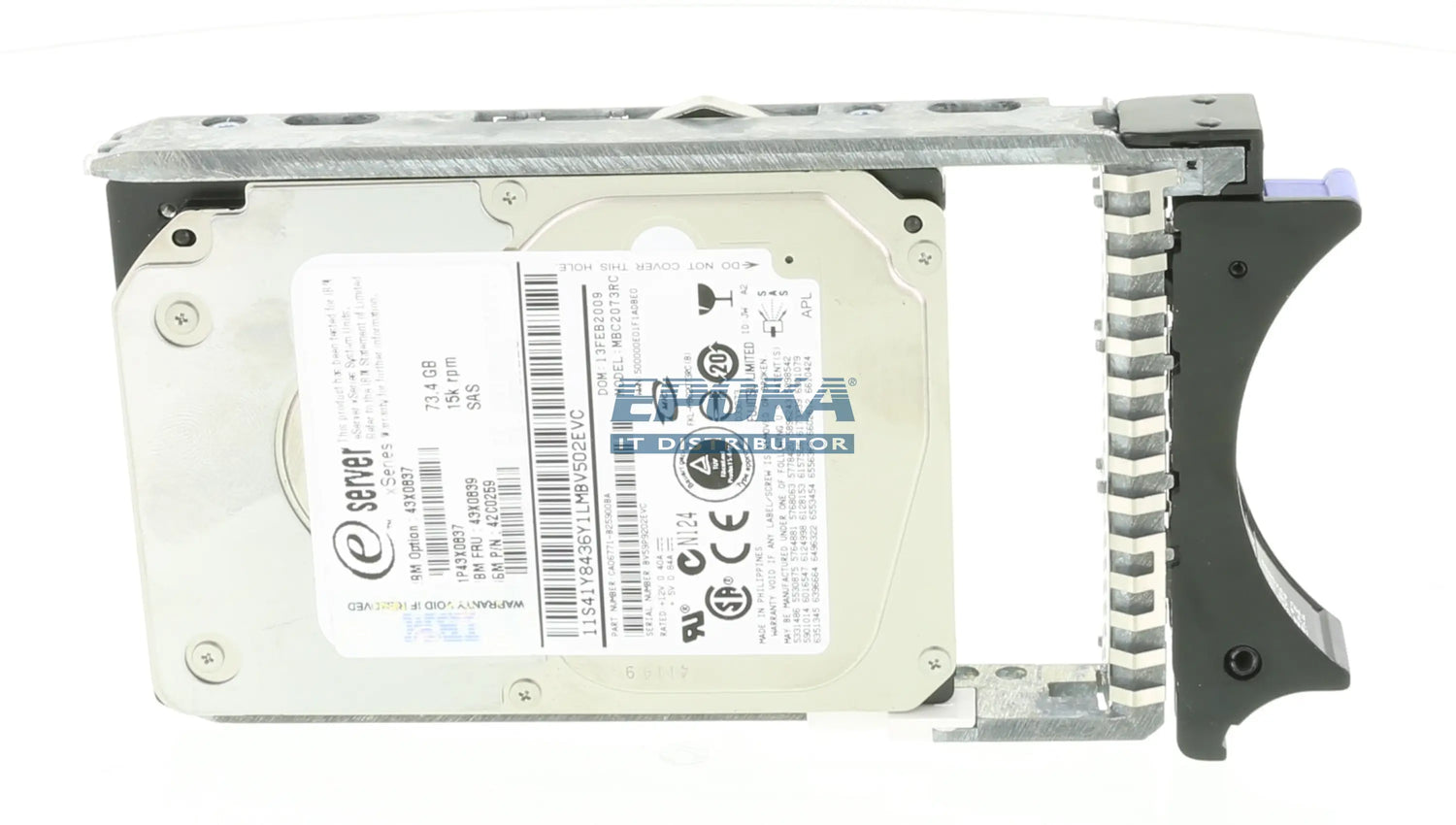 IBM 43X0837 IBM 73GB 15K SAS SFF Hotswap