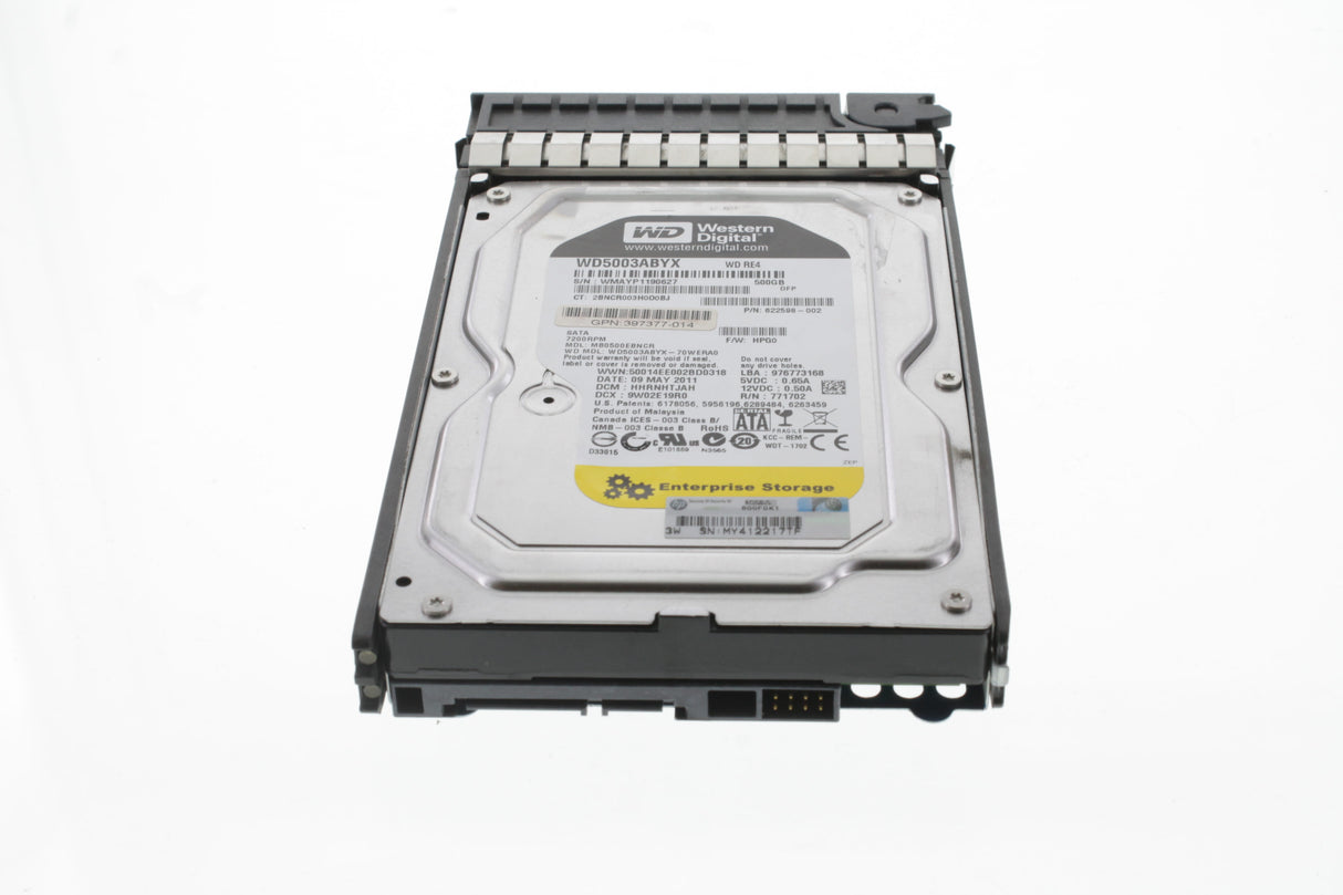 HP 458928-B21 CPQ 500GB 3G 7.2K 3.5 inch SAT
