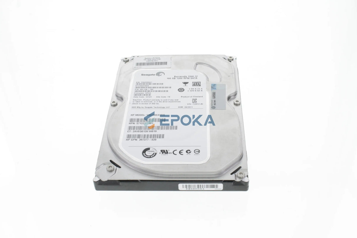 HP 458947-B21 CPQ 160GB 3G SATA 7.2K NHP 3.5