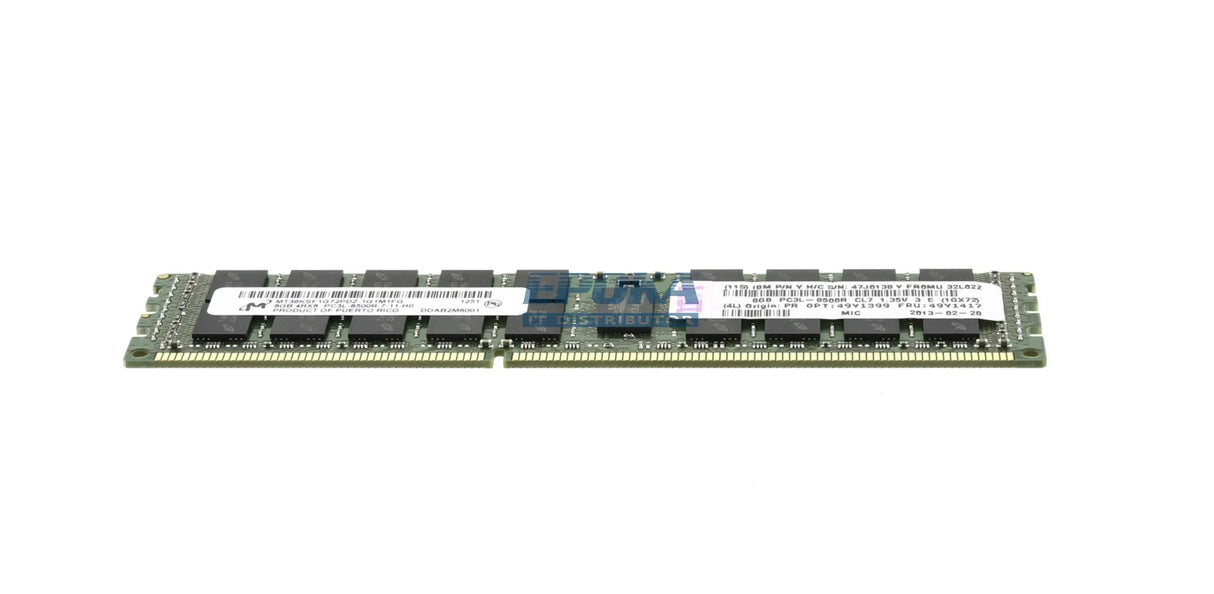 IBM 49Y1417 IBM 8G PC3L-8500R 4Rx8 CL7
