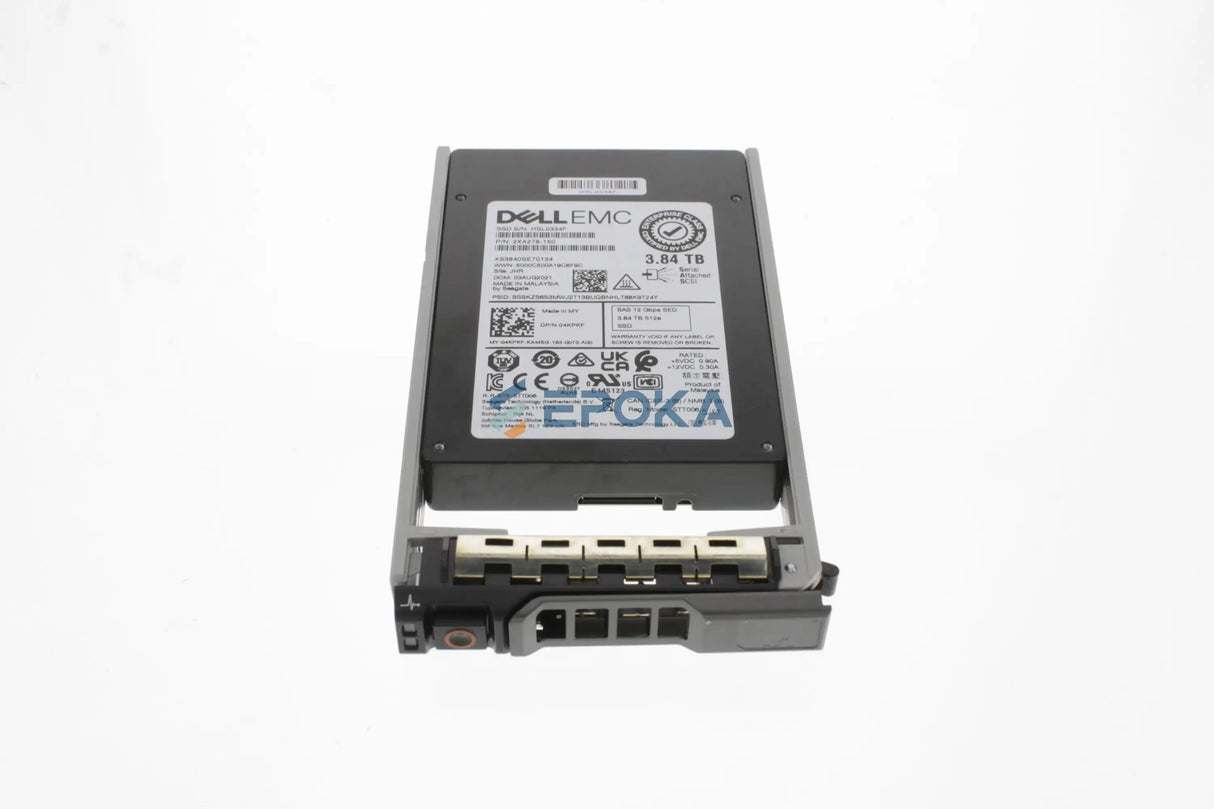 Dell 4KPKF 3.84TB 2.5 12G SAS SED" RI TLC SED