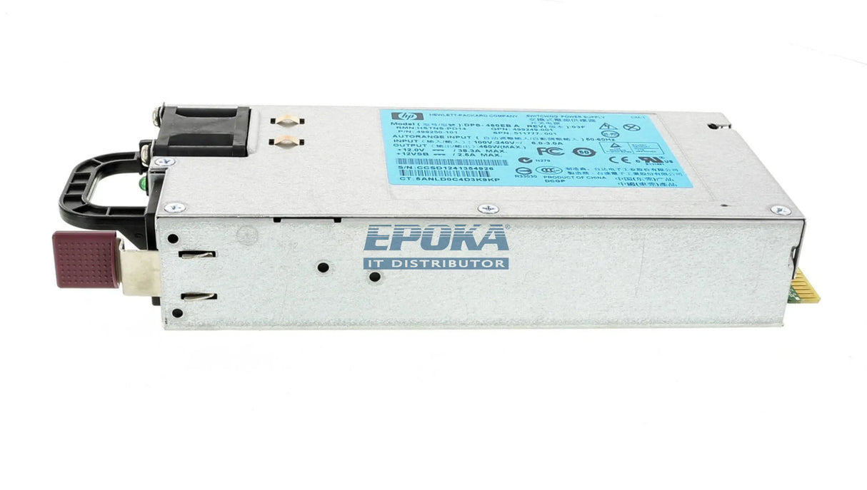 HP 503296-B21 CPQ 460W CS HE Power Supply Ki