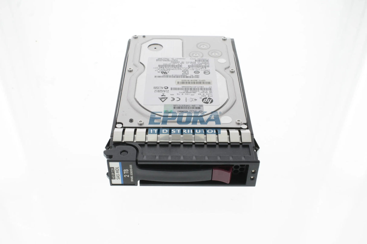 HP 507616-B21 HP 2TB 6G SAS 7.2K rpm LFF (3.5-inch) Dual Port Midline
