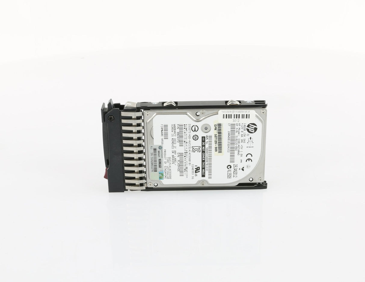 CPQ 146GB 6G SAS 15K SFF DP EN