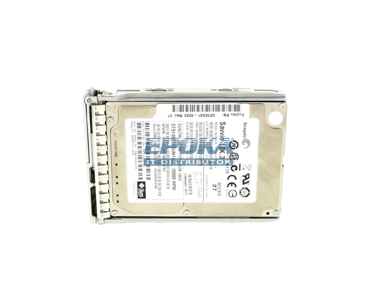 Sun 541-4283 146GB 10000 RPM SAS, Disk Assembly with 1 bracket and 1 disk, RoHS:Y NEMO