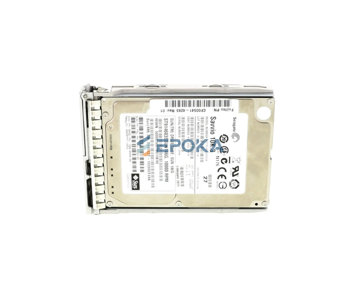 Sun 541-4283 146GB 10000 RPM SAS, Disk Assembly with 1 bracket and 1 disk, RoHS:Y NEMO