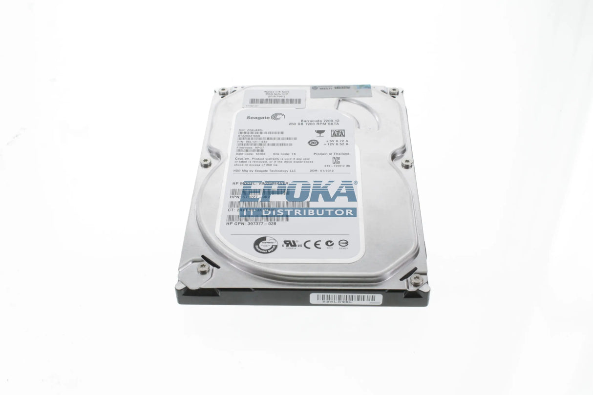 HP 571232-B21 250GB 3G SATA 7.2K RPM LFF
