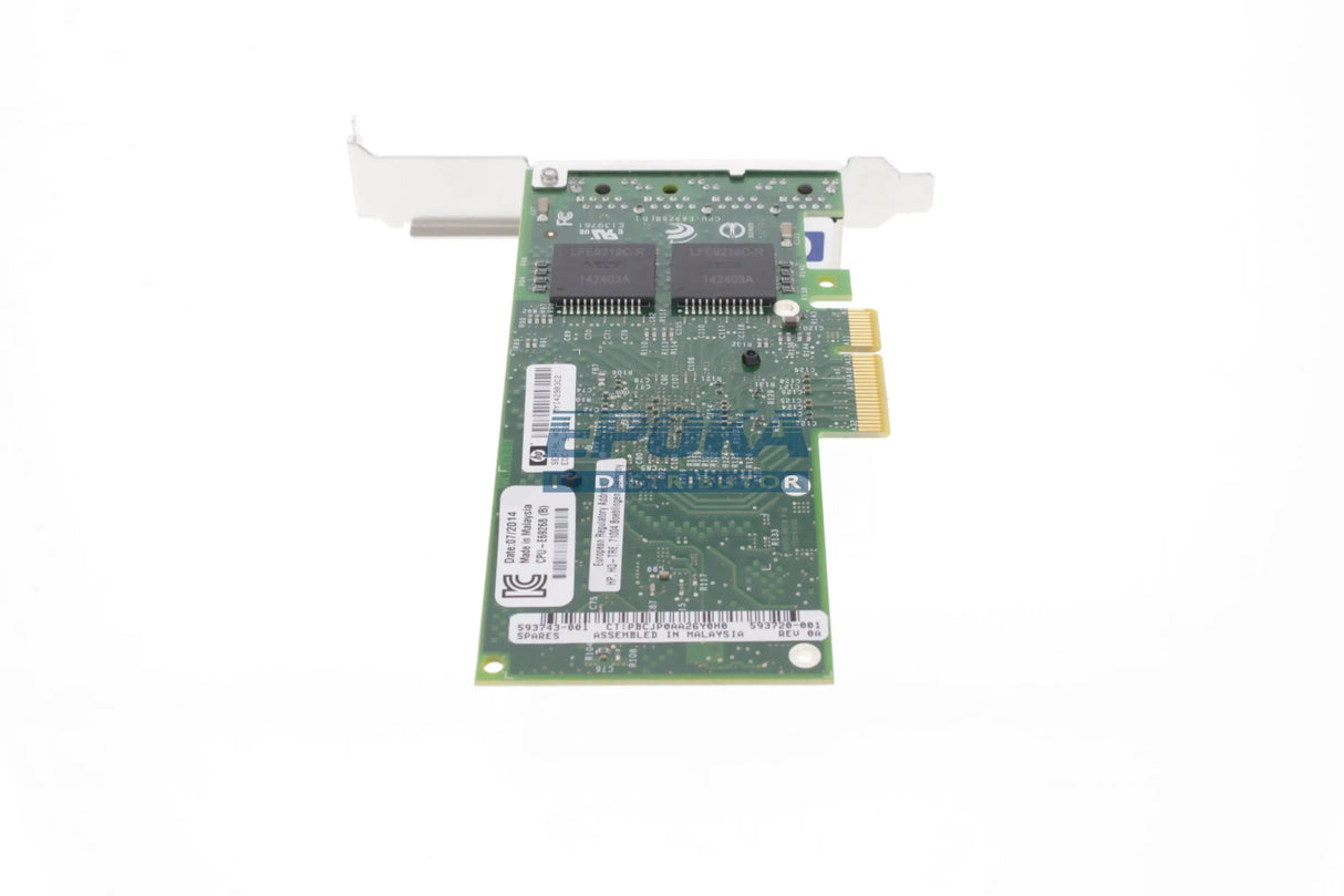 HP 593722-B21 HP NC365T PCIe QUAD PORT SERVE
