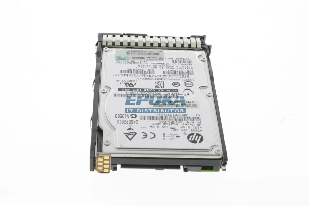 HP 652572-B21 HP 450GB 6G SAS 10K rpm SFF (2.5-inch) SC Enterprise Hard Drive