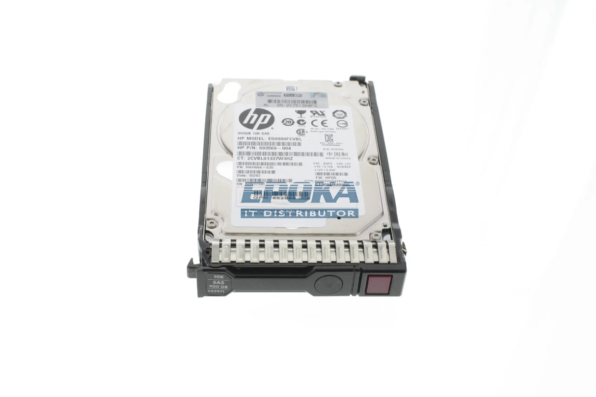 HP 652589-B21 HP 900GB 6G SAS 10K rpm SFF (2.5-inch) HDD