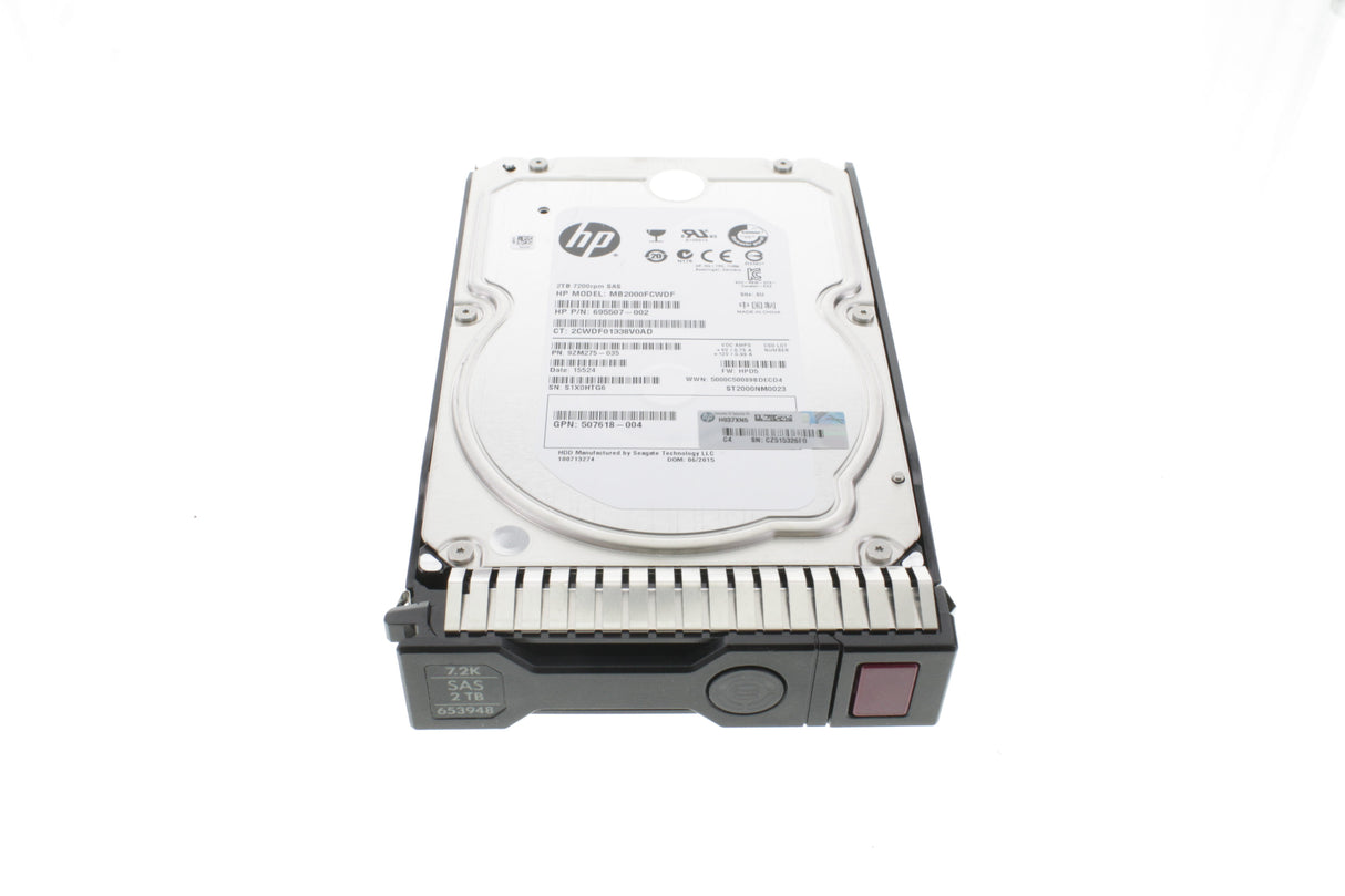 HP 2TB SAS 6G 7.2K LFF (3.5in) SC HDD