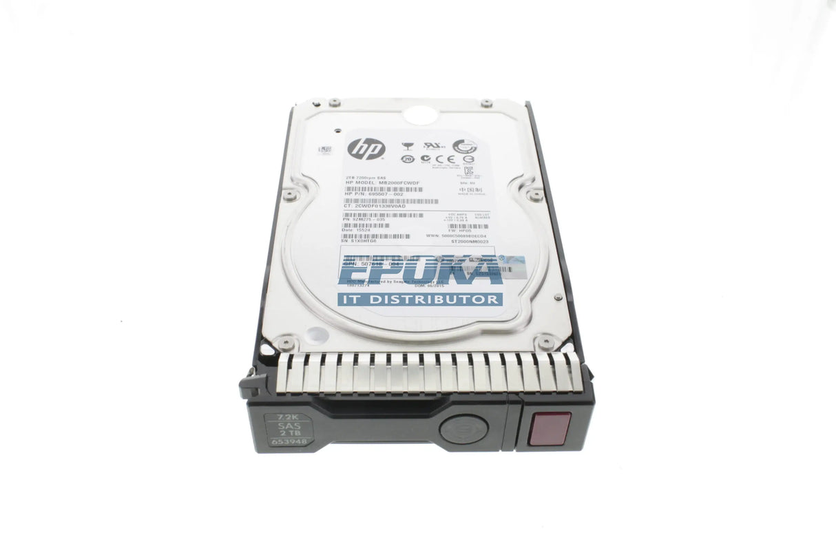 HP 652757-B21 HP 2TB 6G SAS 7.2K rpm LFF (3.5-inch) SC Midline