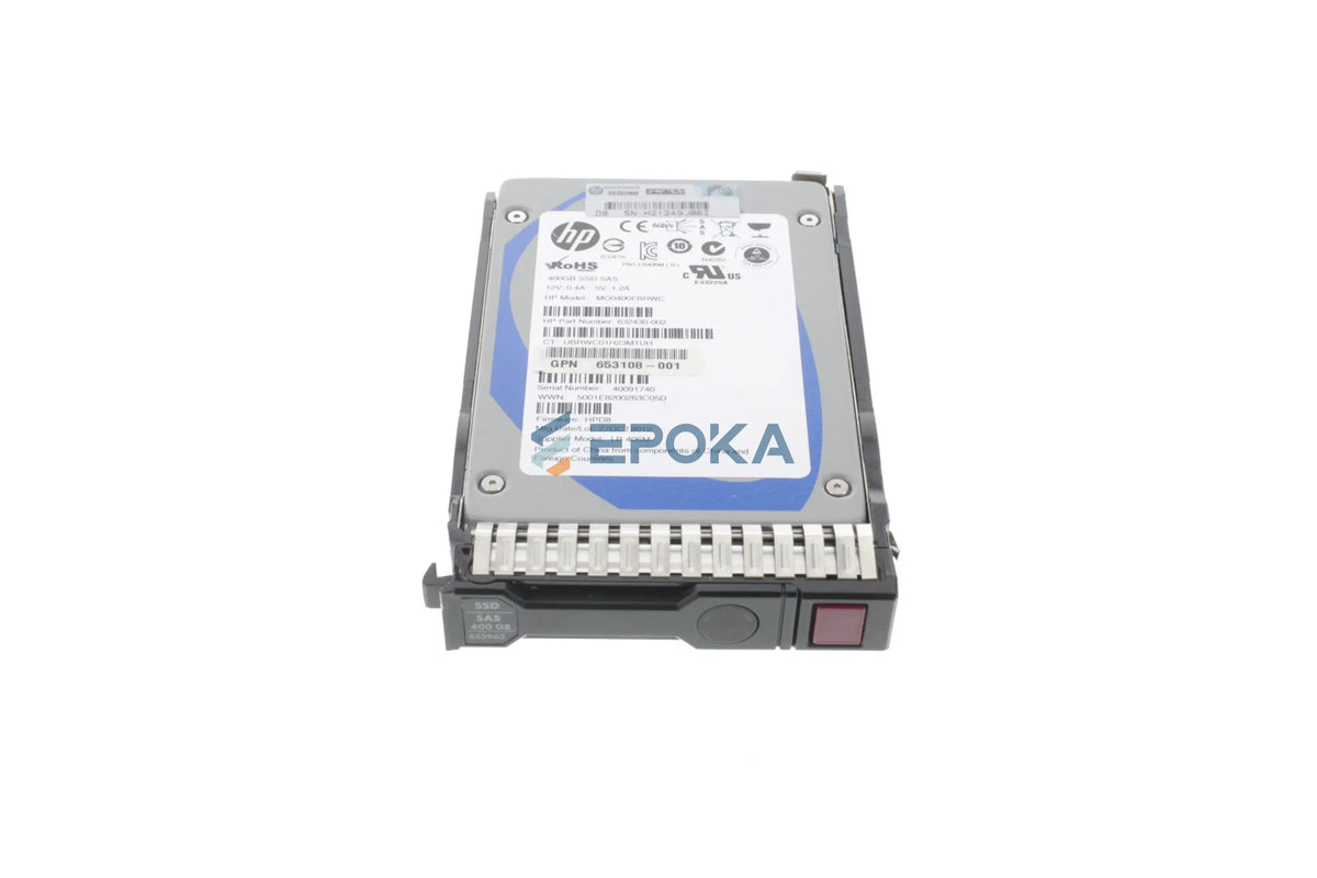 HP 653105-B21 HP 400GB 6G SAS MLC SFF (2.5-i
