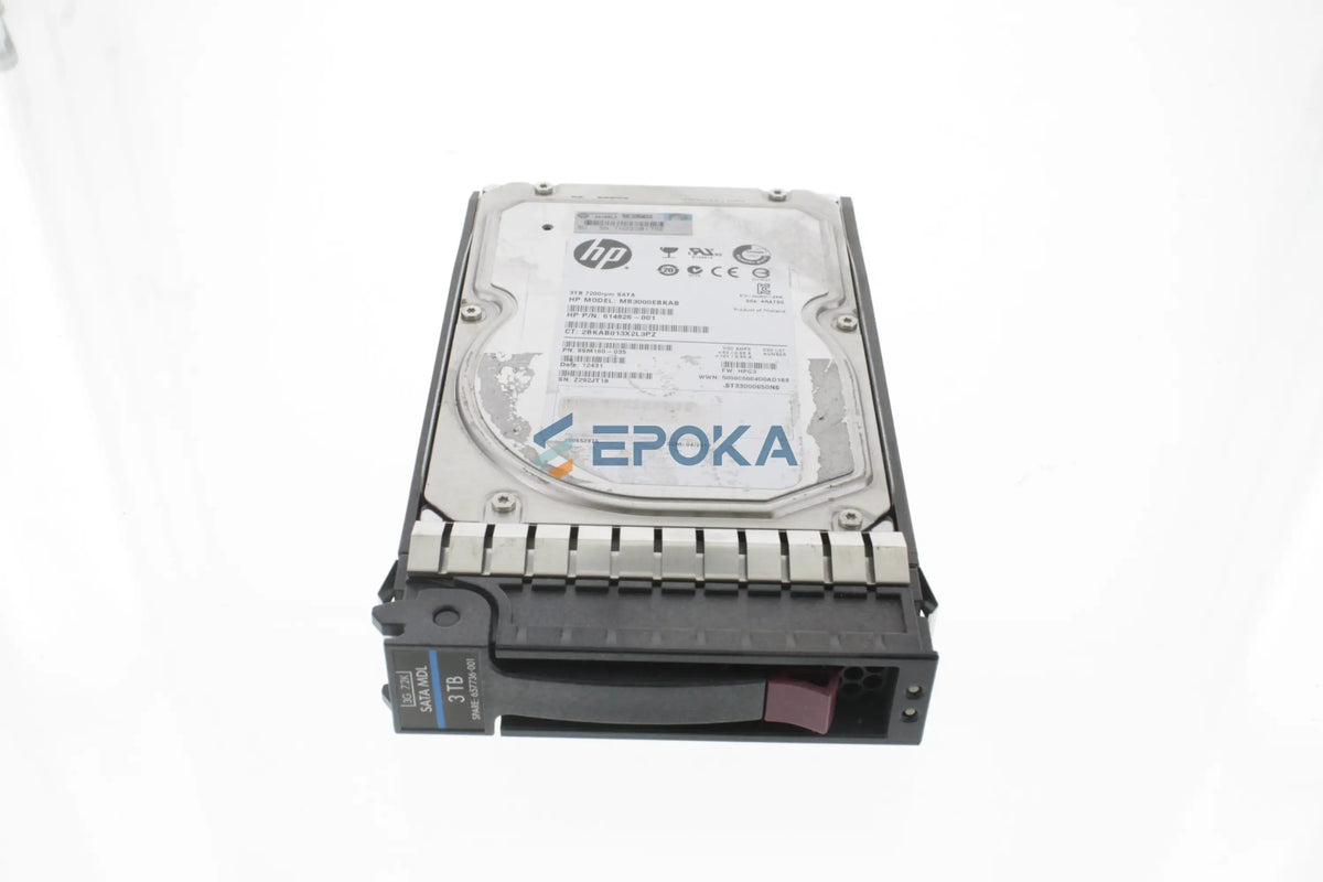 HP 657583-B21 HP 3TB 7,200 RPM 3G SATA 3.5IN