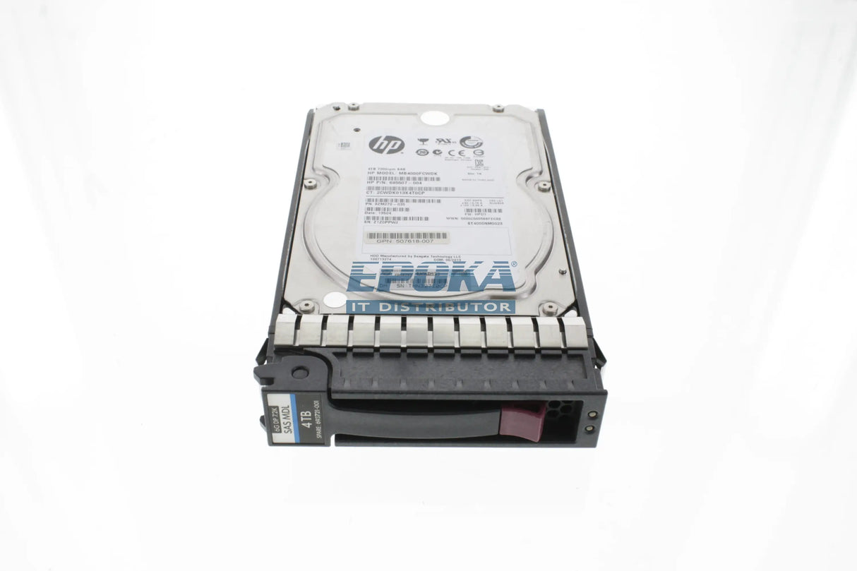 HP 693689-B21 HP 4TB 6G SAS 7.2K rpm LFF