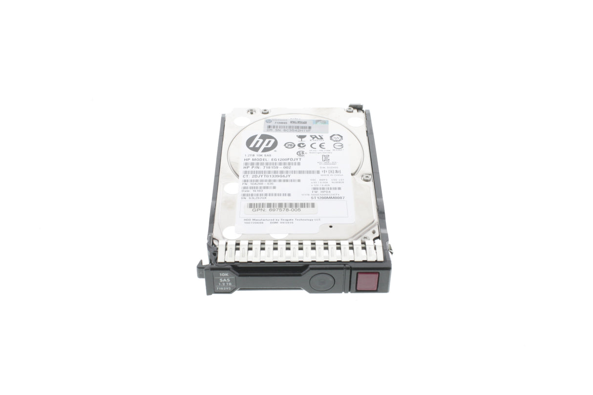 HP 697574-B21 HP 1.2TB 6G SAS 10K rpm SFF