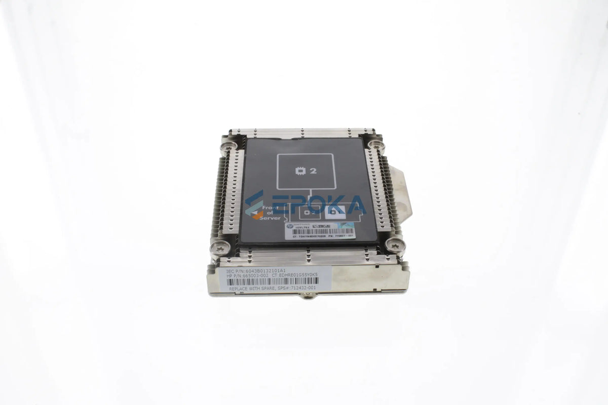 HP 712432-001 HP Processor heatsink- CPU-2 Katar wide profile