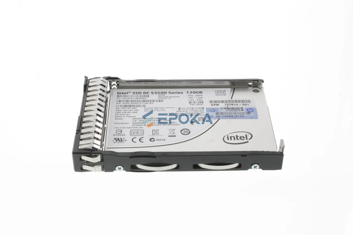 HP 717965-B21 HP 120GB 6G SATA Value Endurance SFF 2.5-in SC Enterprise Boot Solid State Drive