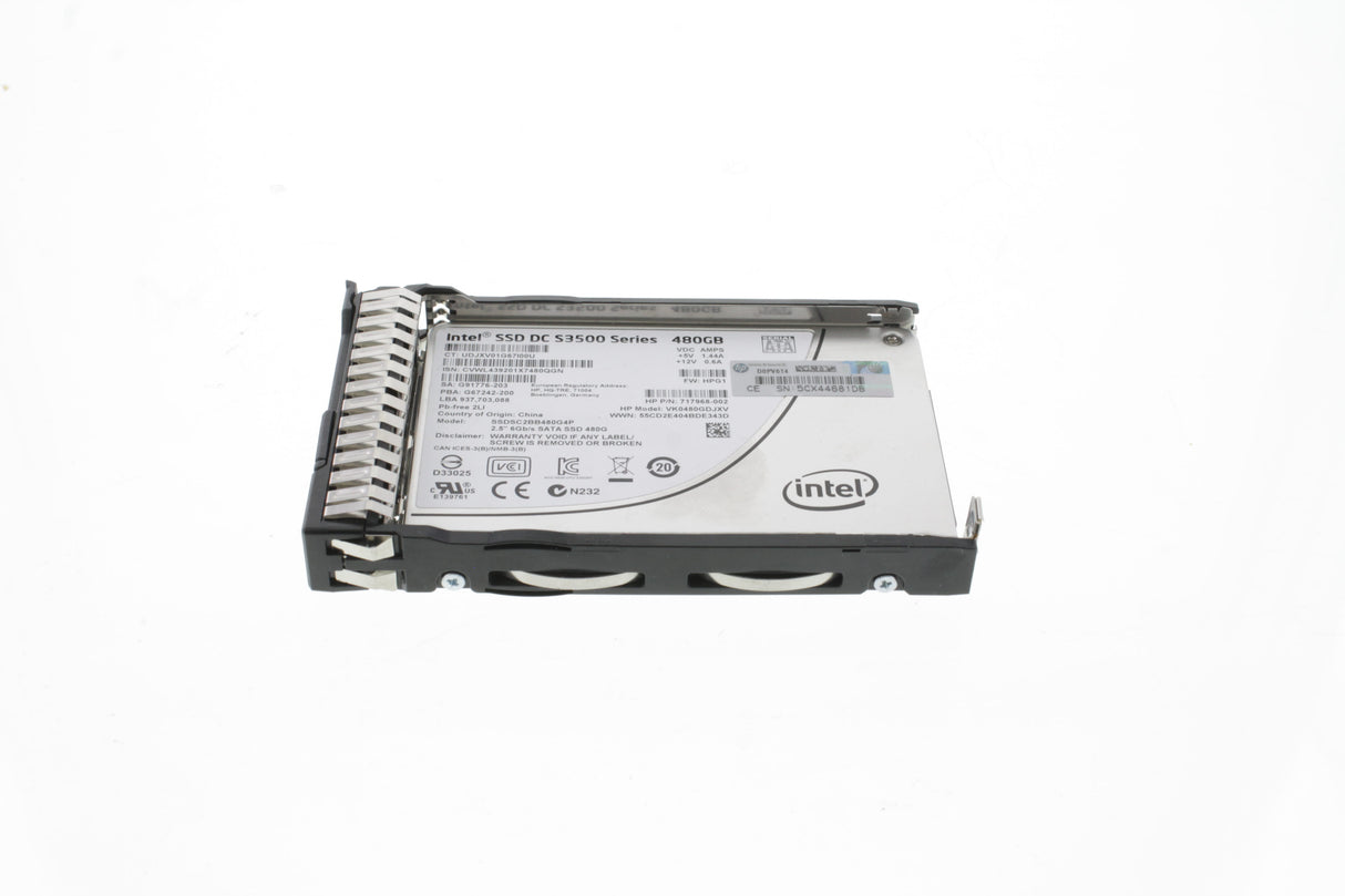 HP 480GB SATA 6G Value Endurance SFF (2.5in) SC SSD