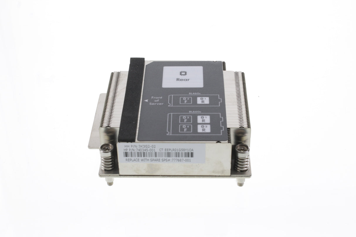 HP 740345-001 HP BL460c G9 Processor Heatsin