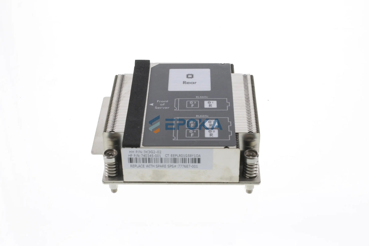 HP 740345-001 HP BL460c G9 Processor Heatsin