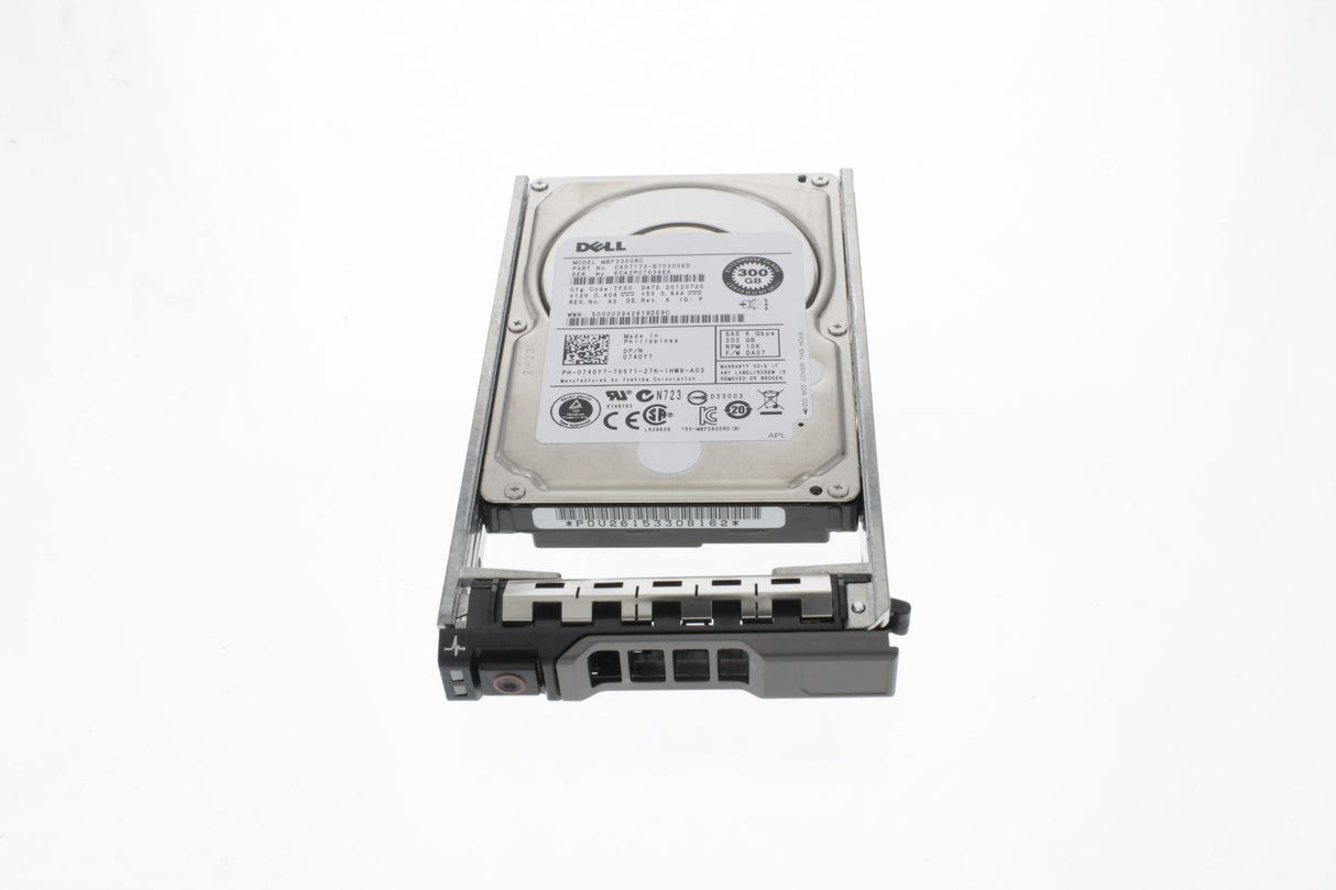 Dell 740Y7 Disk 300GB 10K 6G SAS 2.5"